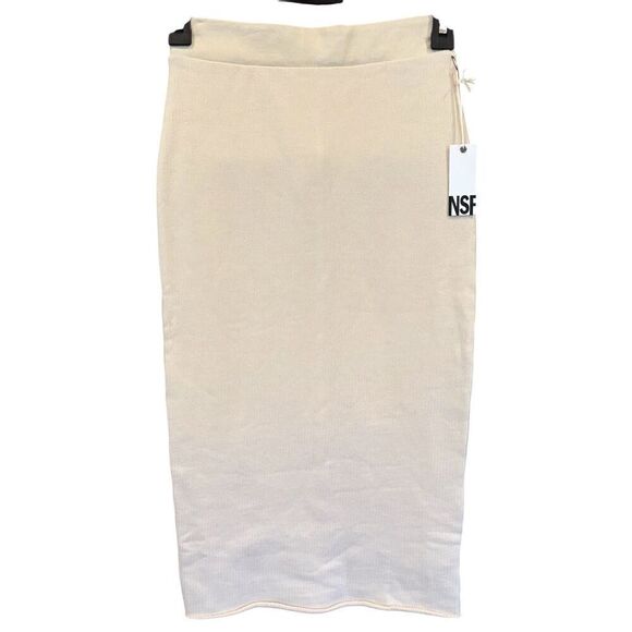 NSF Lyla Skirt in Cream NWOT Size XS - Picture 1 of 5